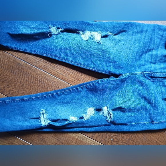Thrashed Abercrombie Simone High-rise Super Skinny Jeans Size 10 - Picture 3 of 6
